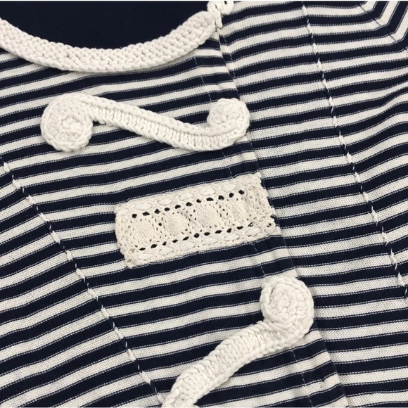 Anthropologie Sparrow Blue Loose Lines Cardigan - Picture 4 of 7